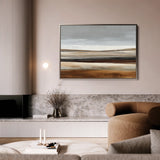 Abstract 1678 Canvas Art 18" x 24" / 45 x 60 cm / Black