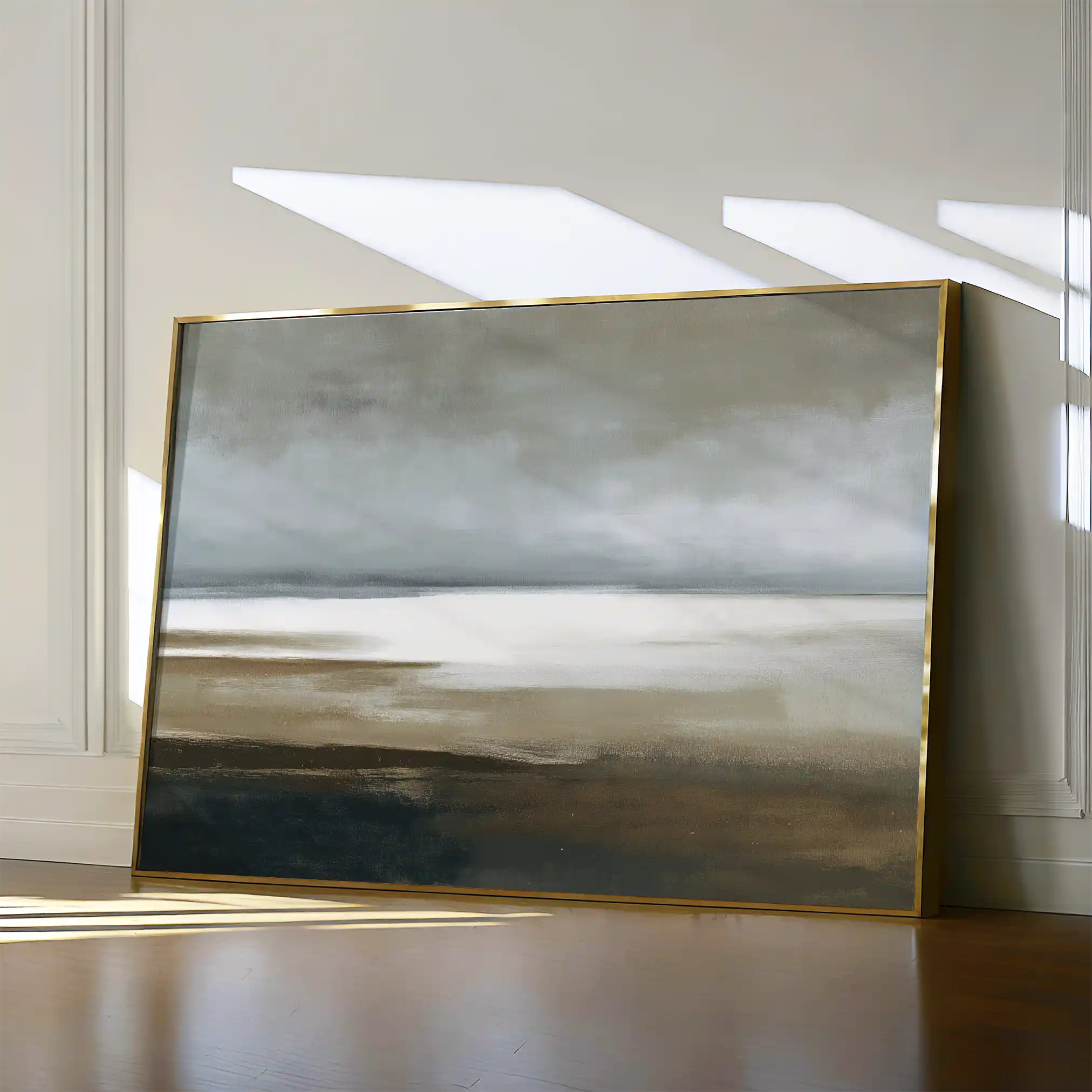 Abstract 1679 Canvas Art 18" x 24" / 45 x 60 cm / Black