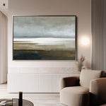 Abstract 1679 Canvas Art 18" x 24" / 45 x 60 cm / Black