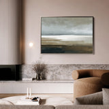Abstract 1679 Canvas Art 18" x 24" / 45 x 60 cm / Black
