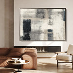 Abstract 168 Canvas Art 18" x 24" / 45 x 60 cm / Black