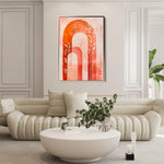 Boho 168 Canvas Art 18" x 24" / 45 x 60 cm / Black