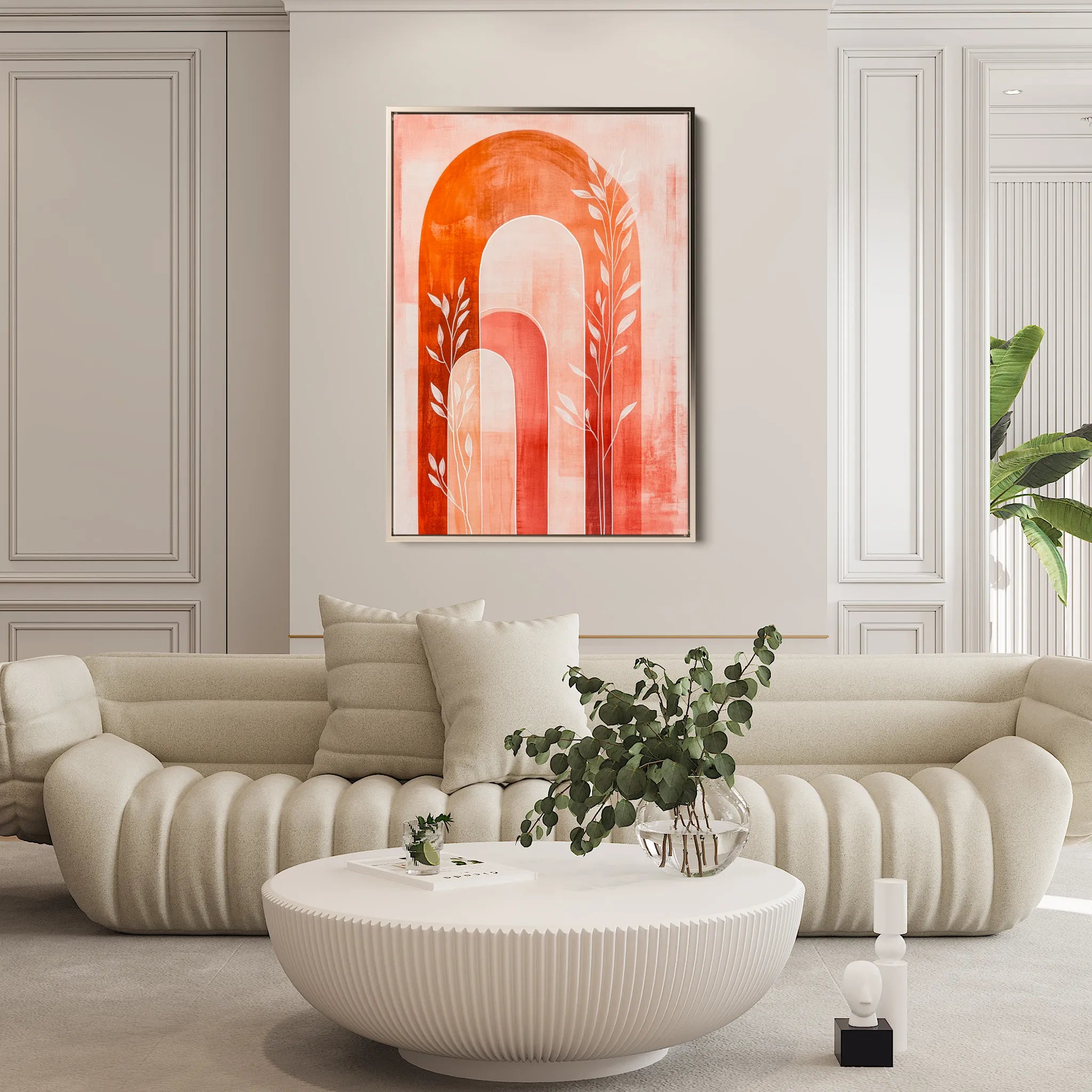 Boho 168 Canvas Art 18" x 24" / 45 x 60 cm / Black