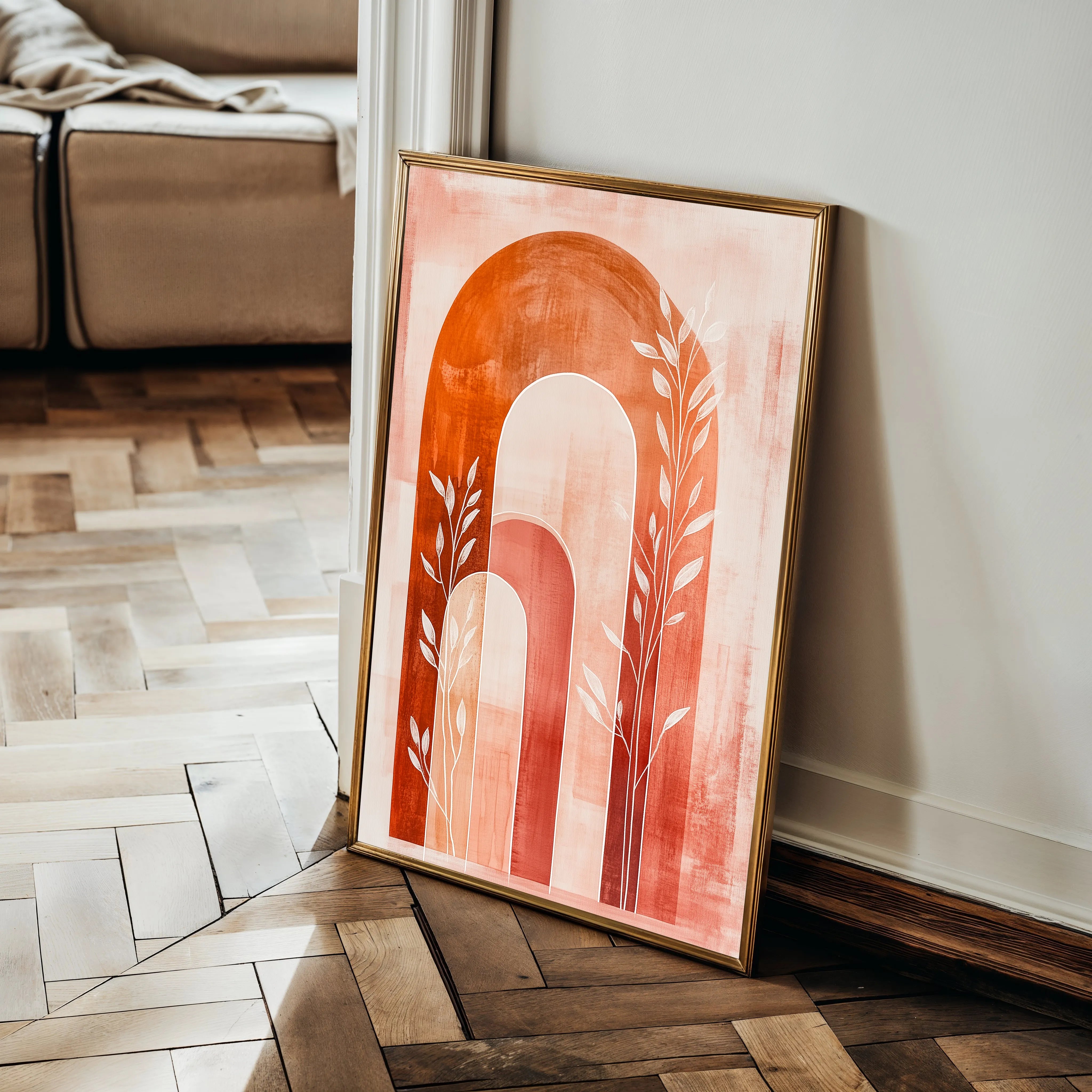 Boho 168 Canvas Art 18" x 24" / 45 x 60 cm / Black