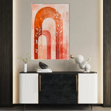 Boho 168 Canvas Art 18" x 24" / 45 x 60 cm / Black