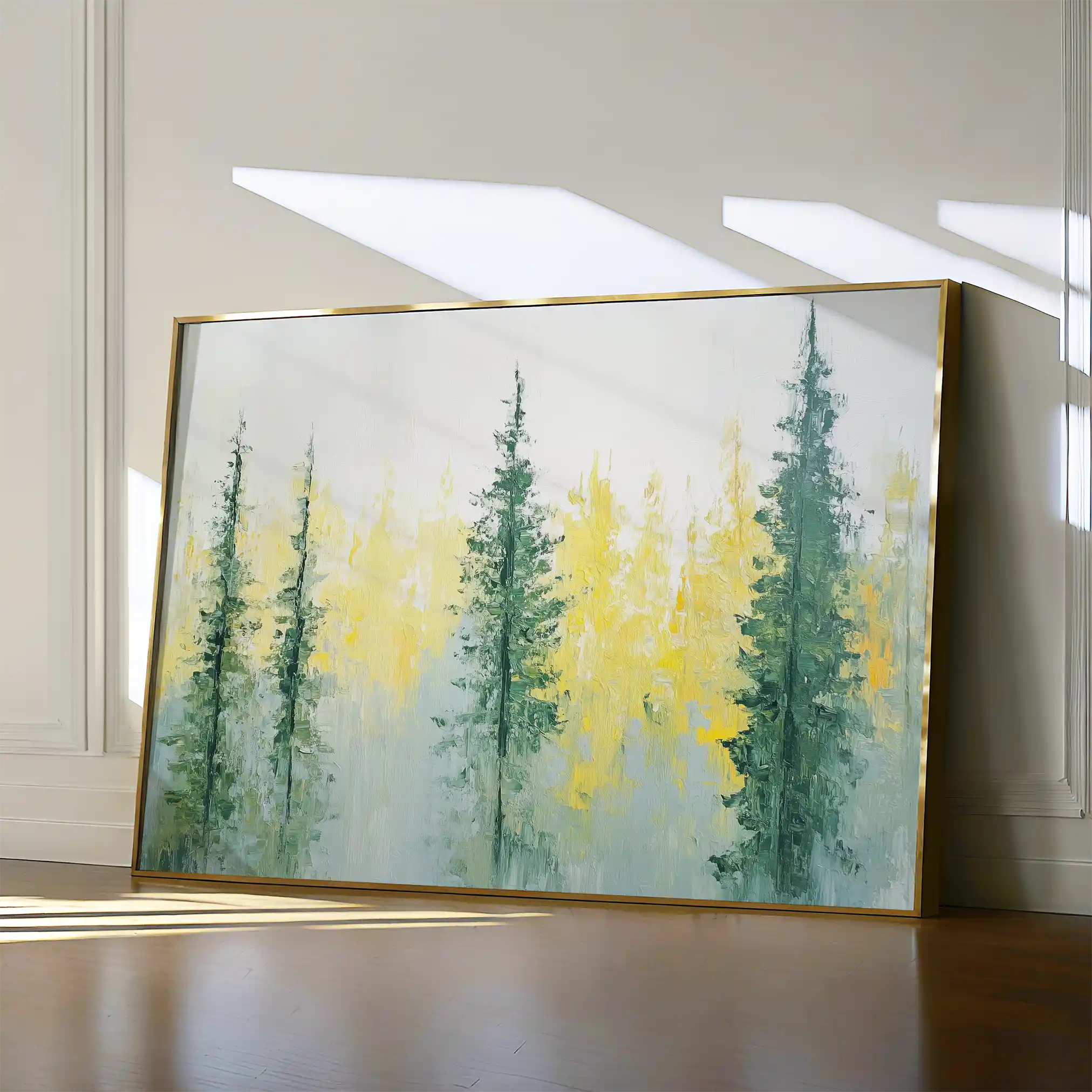 Landscape 168 Canvas Art 60 x 40 cm / Black