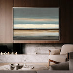 Abstract 1680 Canvas Art 18" x 24" / 45 x 60 cm / Black