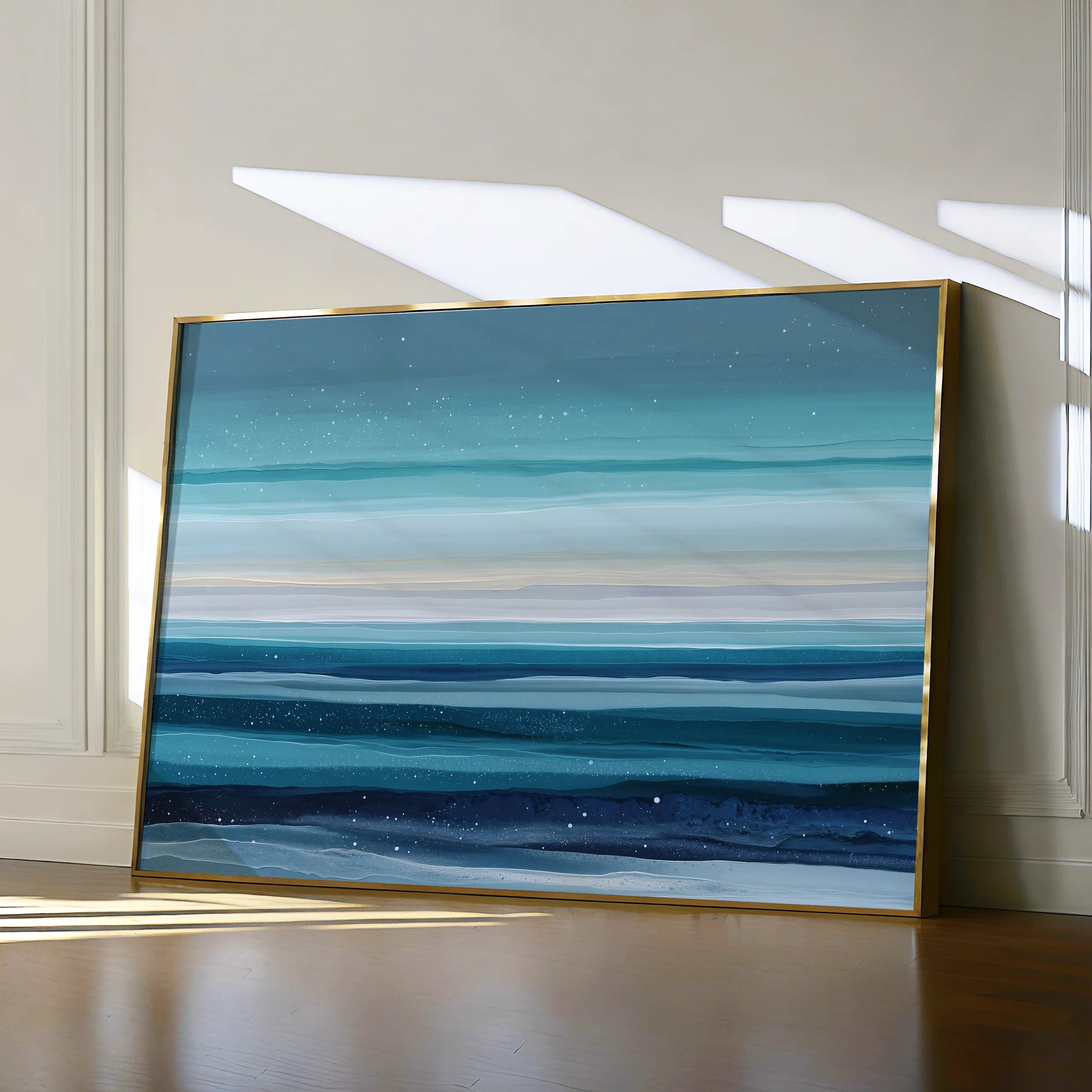 Abstract 1682 Canvas Art 18" x 24" / 45 x 60 cm / Black