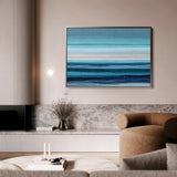 Abstract 1682 Canvas Art 18" x 24" / 45 x 60 cm / Black