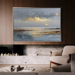 Abstract 1684 Canvas Art 18" x 24" / 45 x 60 cm / Black