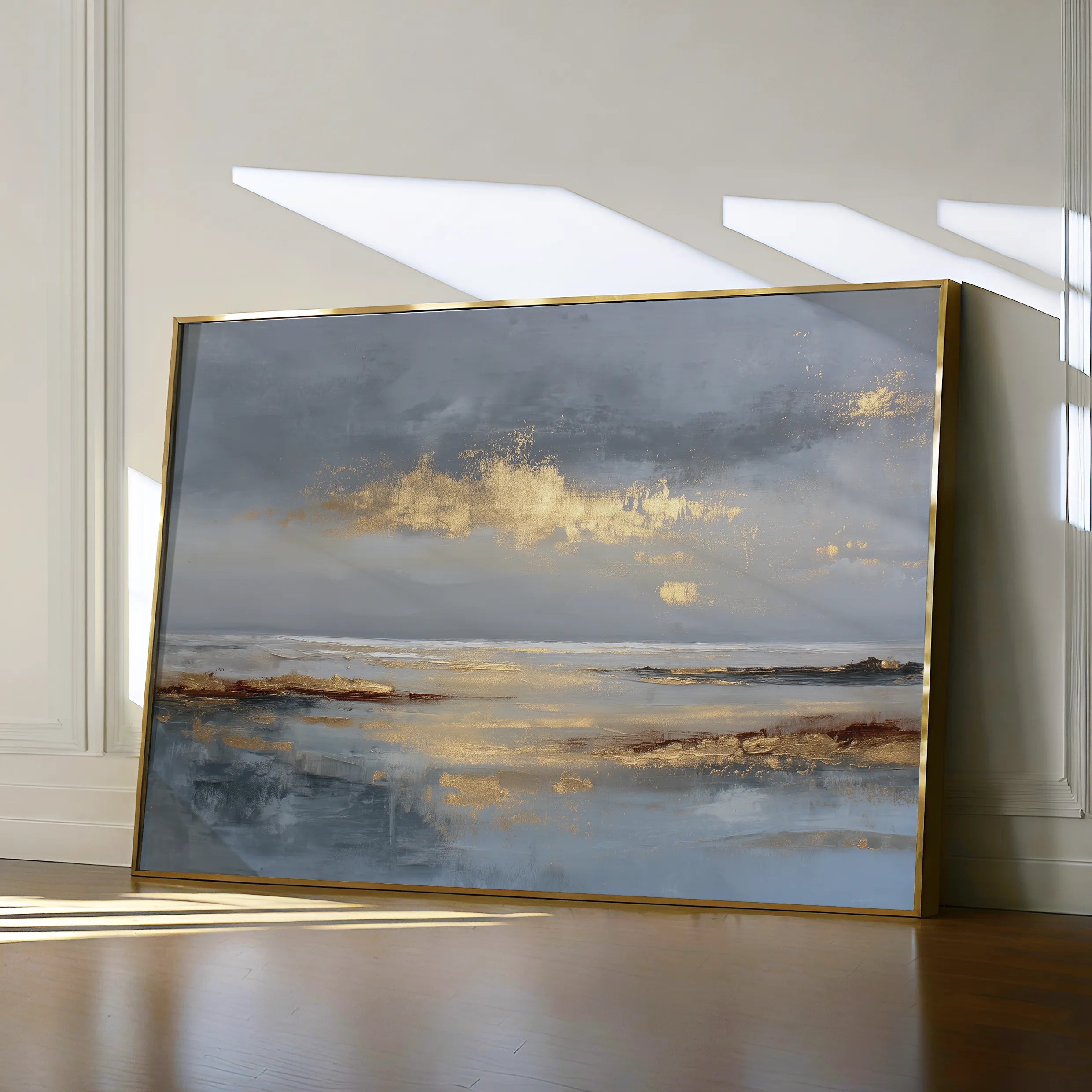 Abstract 1684 Canvas Art 18" x 24" / 45 x 60 cm / Black