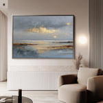 Abstract 1684 Canvas Art 18" x 24" / 45 x 60 cm / Black