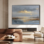 Abstract 1684 Canvas Art 18" x 24" / 45 x 60 cm / Black