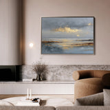 Abstract 1684 Canvas Art 18" x 24" / 45 x 60 cm / Black