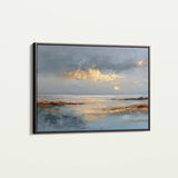Abstract 1684 Canvas Art 18" x 24" / 45 x 60 cm / Black