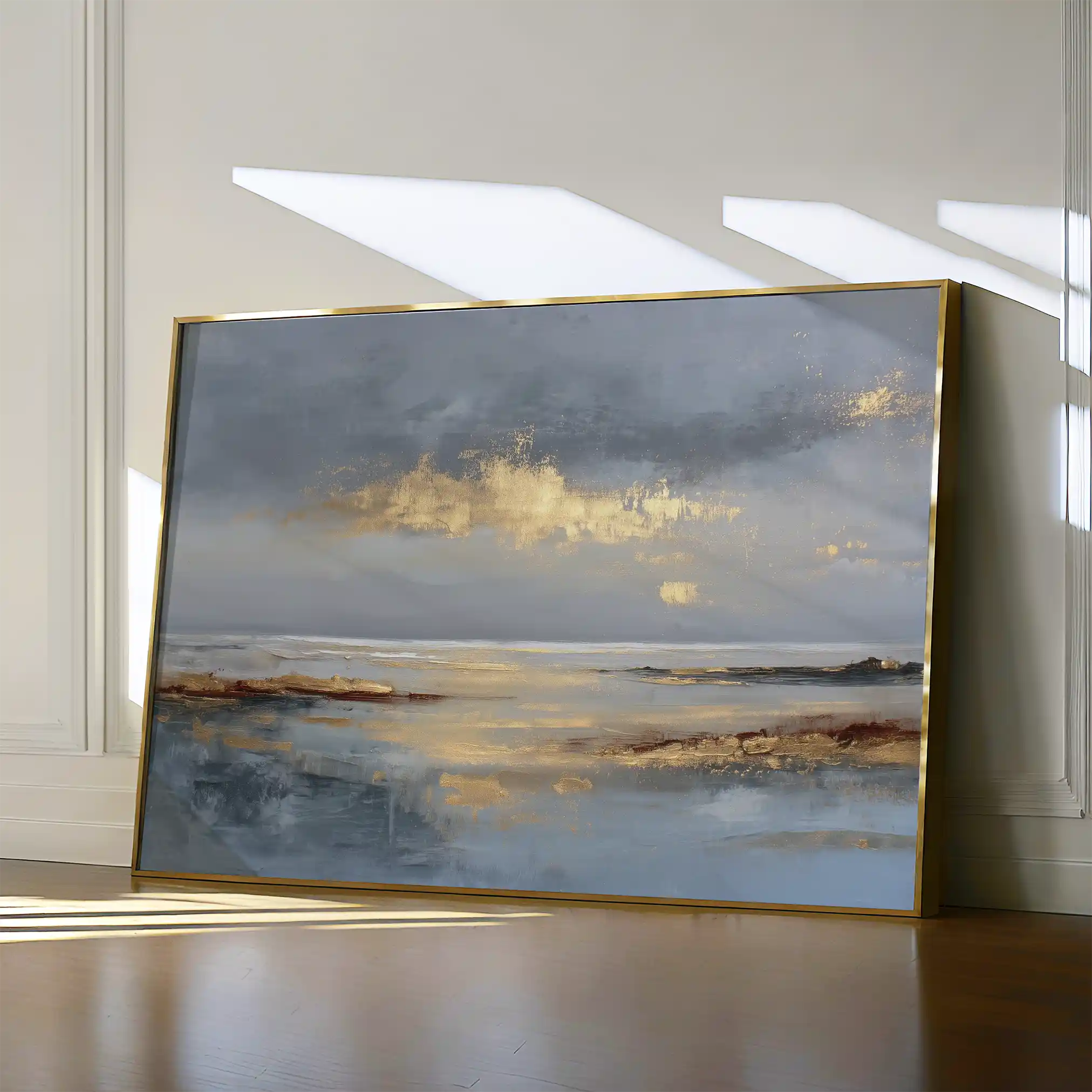 Abstract 1684 Canvas Art 60 x 40 cm / Black