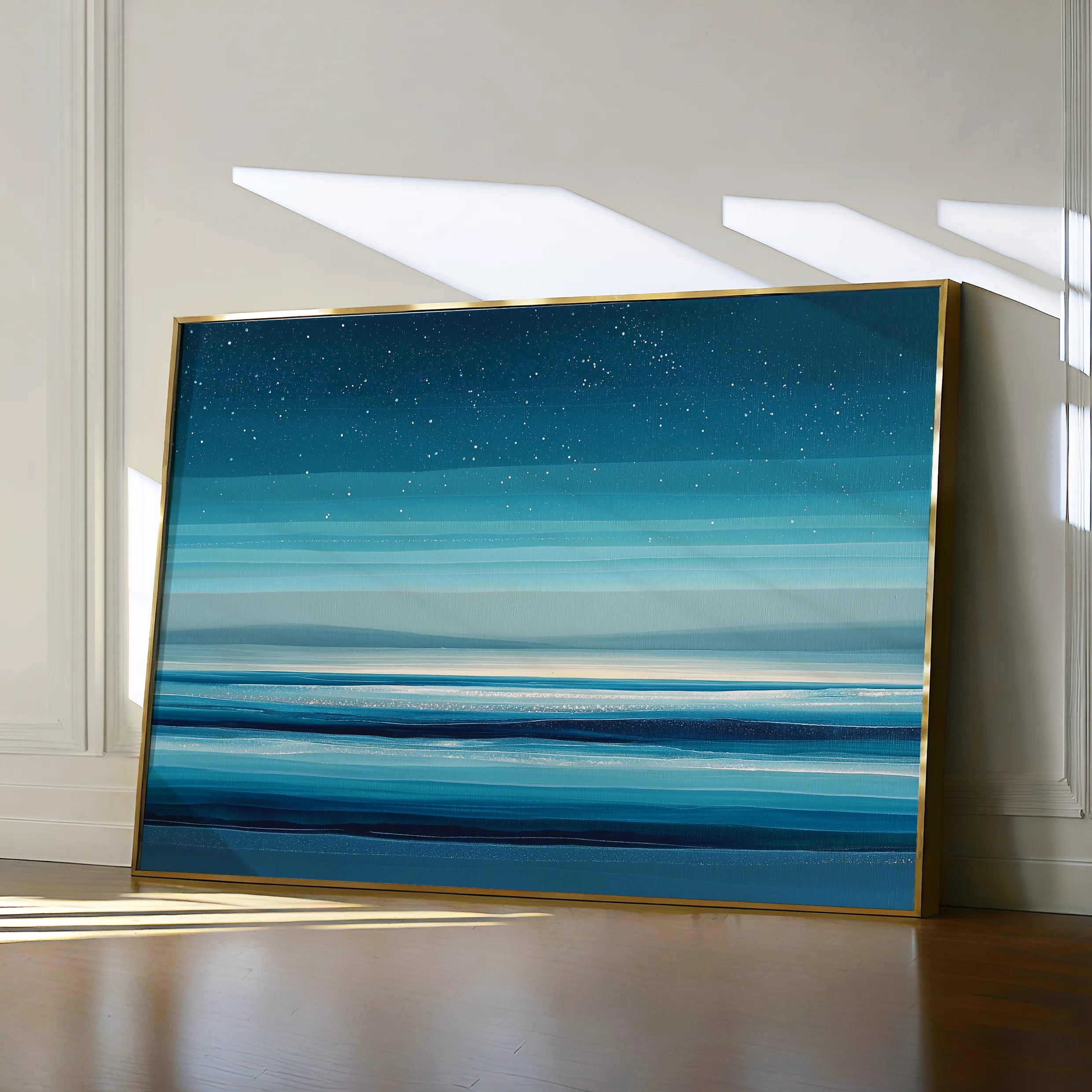 Abstract 1685 Canvas Art 18" x 24" / 45 x 60 cm / Black