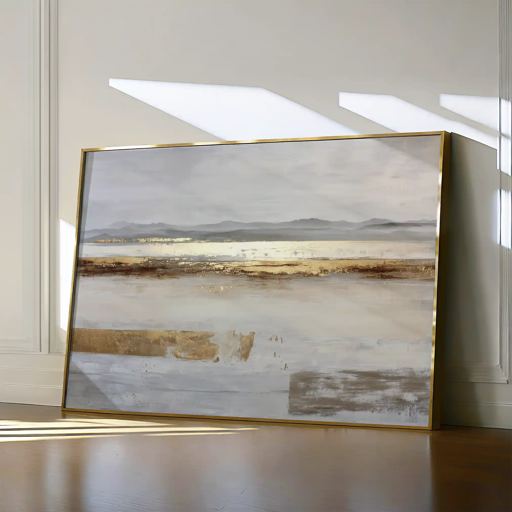 Abstract 1687 Canvas Art 18" x 24" / 45 x 60 cm / Black