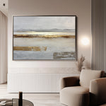 Abstract 1687 Canvas Art 18" x 24" / 45 x 60 cm / Black