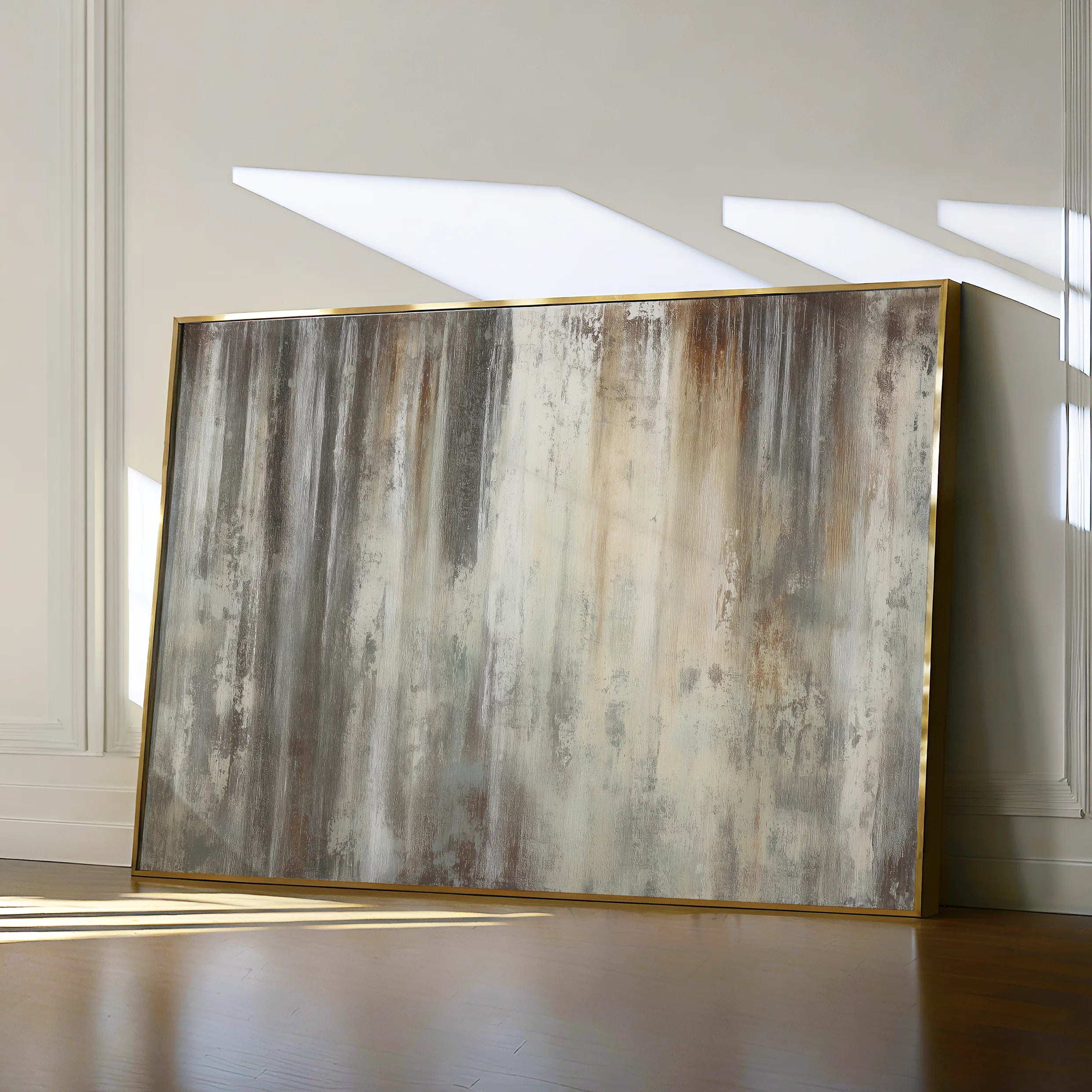 Abstract 1688 Canvas Art 18" x 24" / 45 x 60 cm / Black