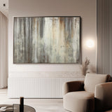 Abstract 1688 Canvas Art 18" x 24" / 45 x 60 cm / Black