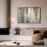 Abstract 1688 Canvas Art 18" x 24" / 45 x 60 cm / Black