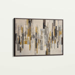 Abstract 1689 Canvas Art 18" x 24" / 45 x 60 cm / Black