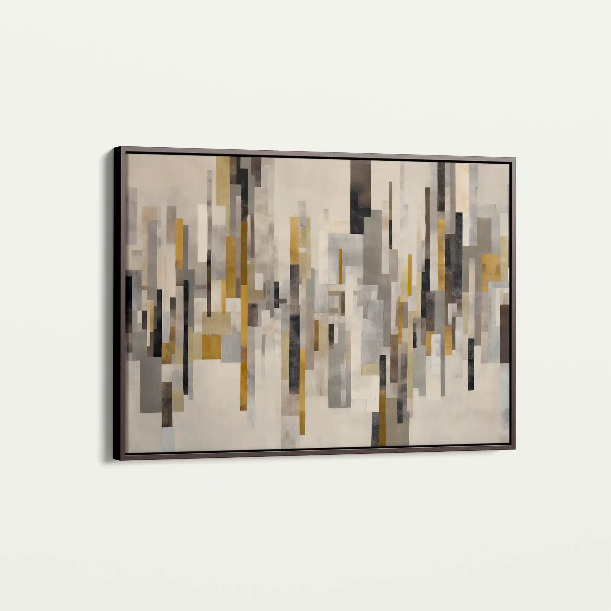 Abstract 1689 Canvas Art 60 x 40 cm / Black
