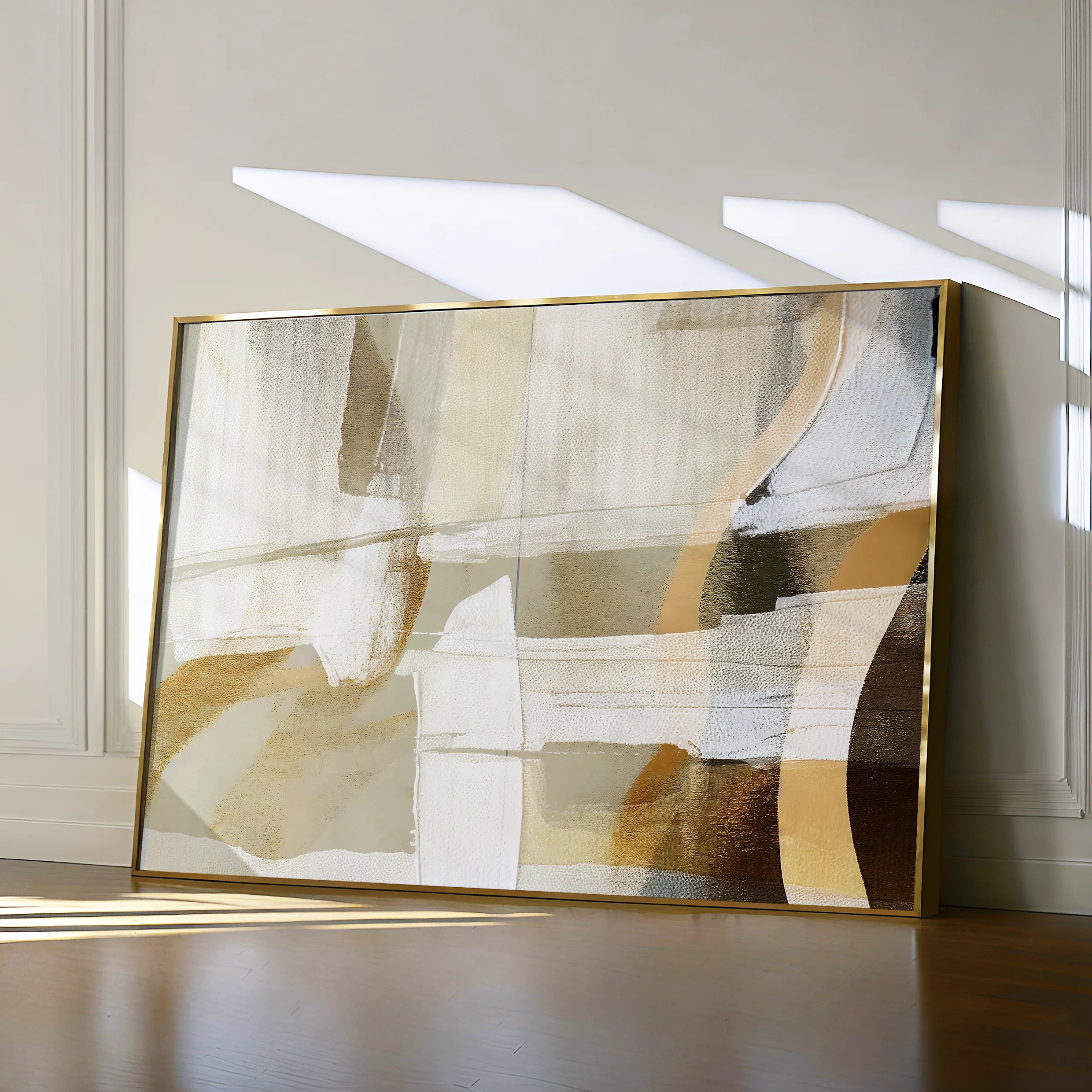 Abstract 169 Canvas Art 18" x 24" / 45 x 60 cm / Black