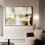 Abstract 169 Canvas Art 18" x 24" / 45 x 60 cm / Black