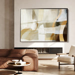 Abstract 169 Canvas Art 18" x 24" / 45 x 60 cm / Black