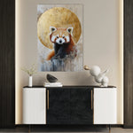 Animals 169 Canvas Art 18" x 24" / 45 x 60 cm / Black