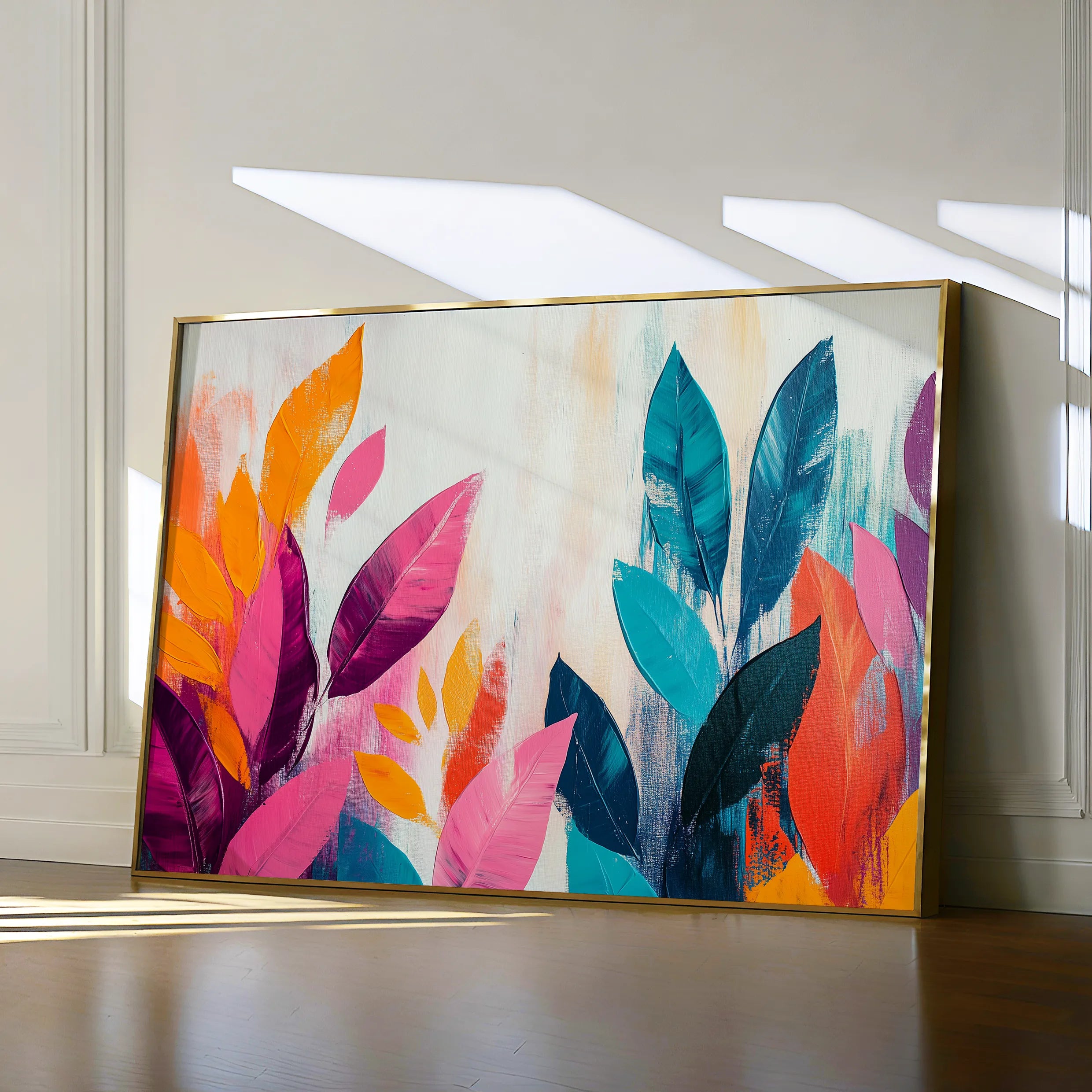 Boho 169 Canvas Art 18" x 24" / 45 x 60 cm / Black
