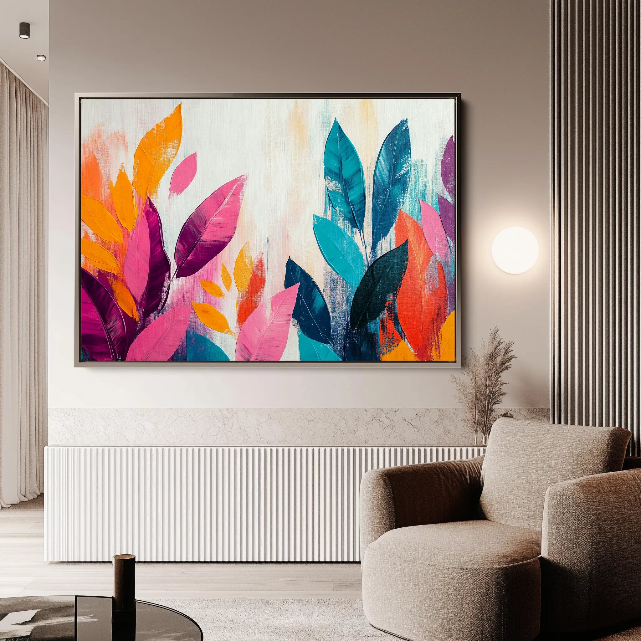 Boho 169 Canvas Art 18" x 24" / 45 x 60 cm / Black