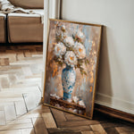 Floral 169 Canvas Art 18" x 24" / 45 x 60 cm / Black