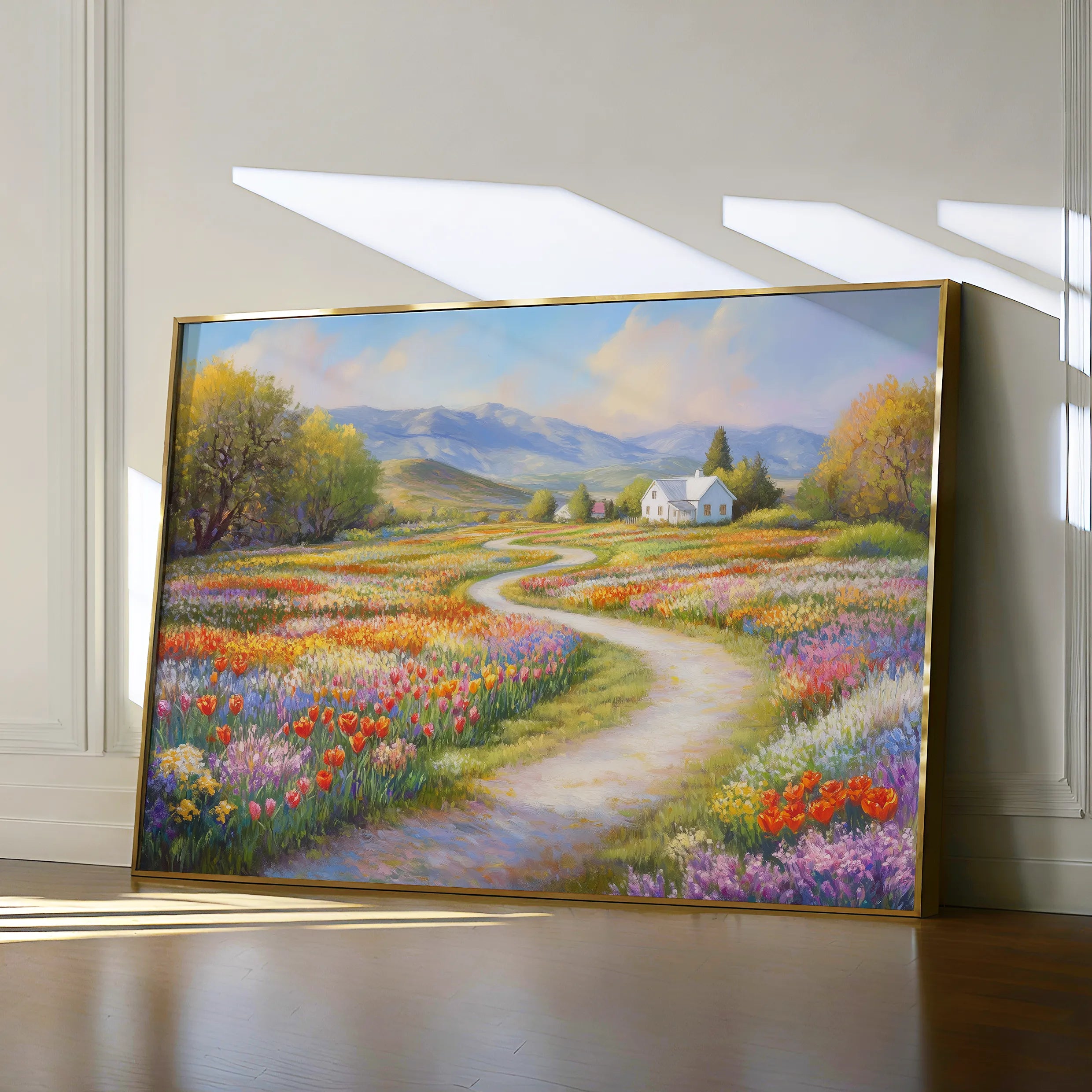 Landscape 169 Canvas Art 18" x 24" / 45 x 60 cm / Black