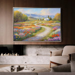 Landscape 169 Canvas Art 18" x 24" / 45 x 60 cm / Black