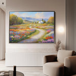 Landscape 169 Canvas Art 18" x 24" / 45 x 60 cm / Black