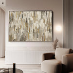 Abstract 1690 Canvas Art 18" x 24" / 45 x 60 cm / Black