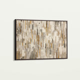 Abstract 1690 Canvas Art 18" x 24" / 45 x 60 cm / Black