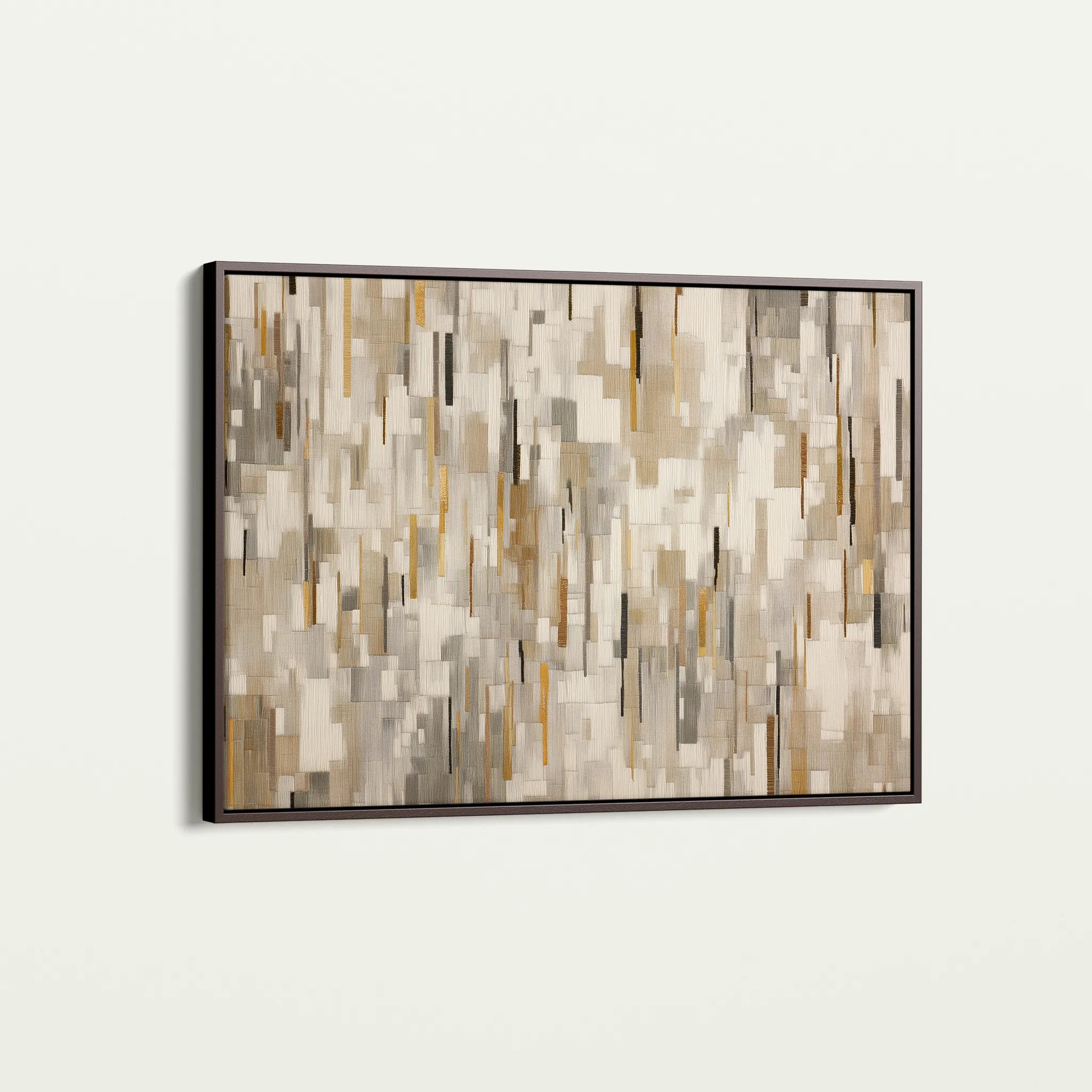 Abstract 1690 Canvas Art 18" x 24" / 45 x 60 cm / Black