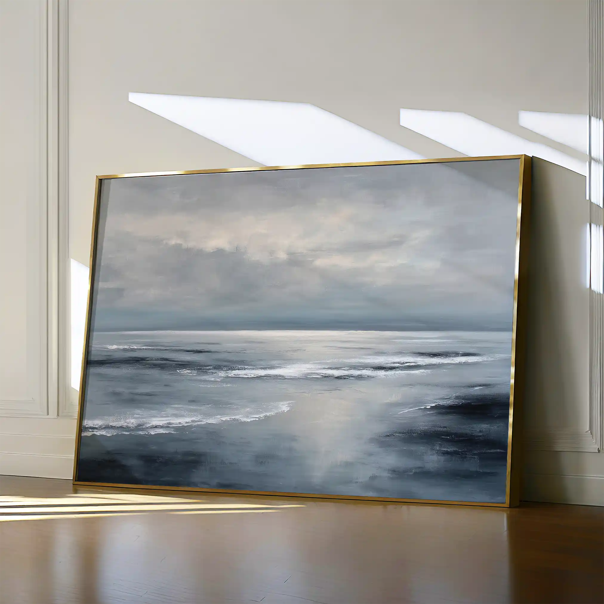 Abstract 1691 Canvas Art 60 x 40 cm / Black