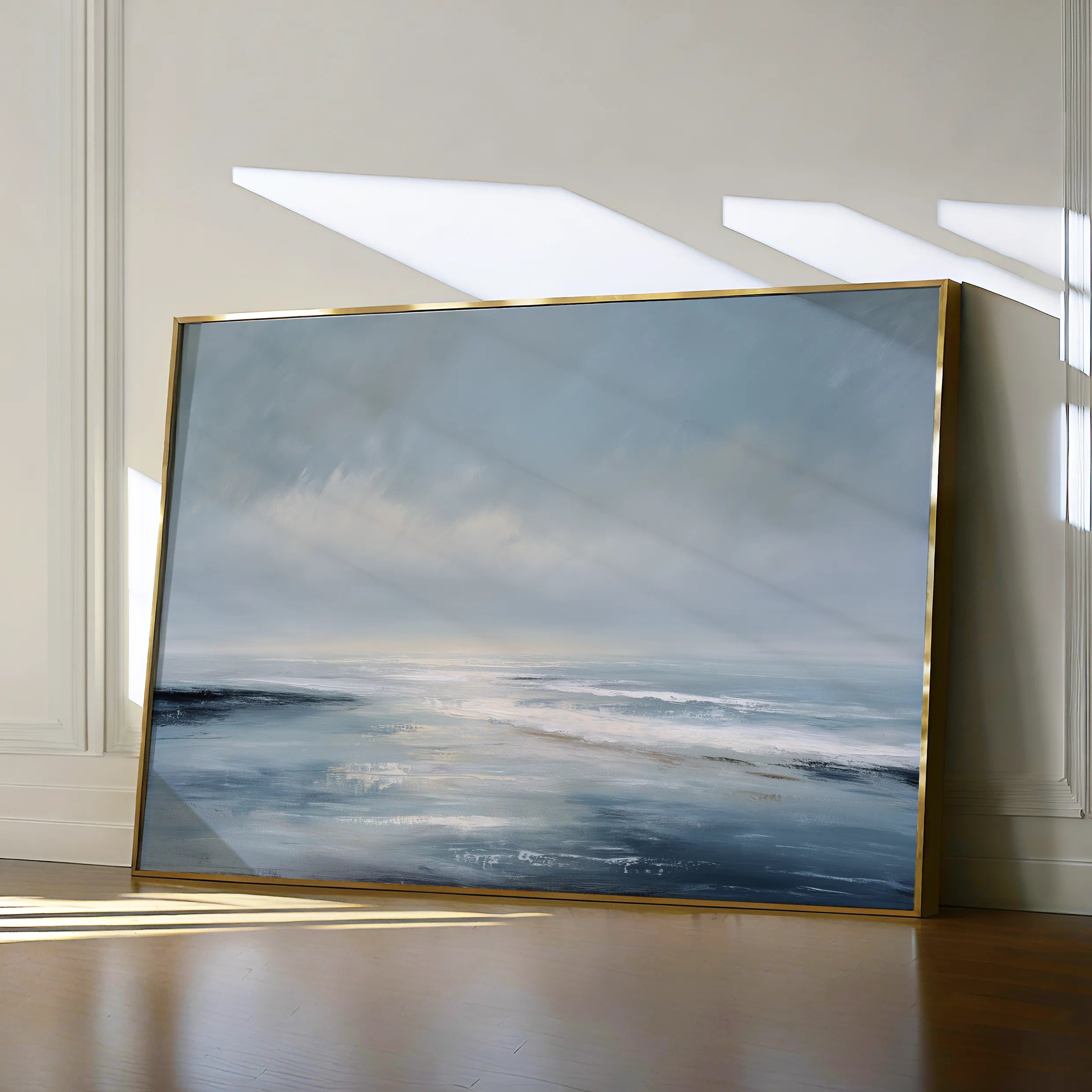 Abstract 1692 Canvas Art 18" x 24" / 45 x 60 cm / Black