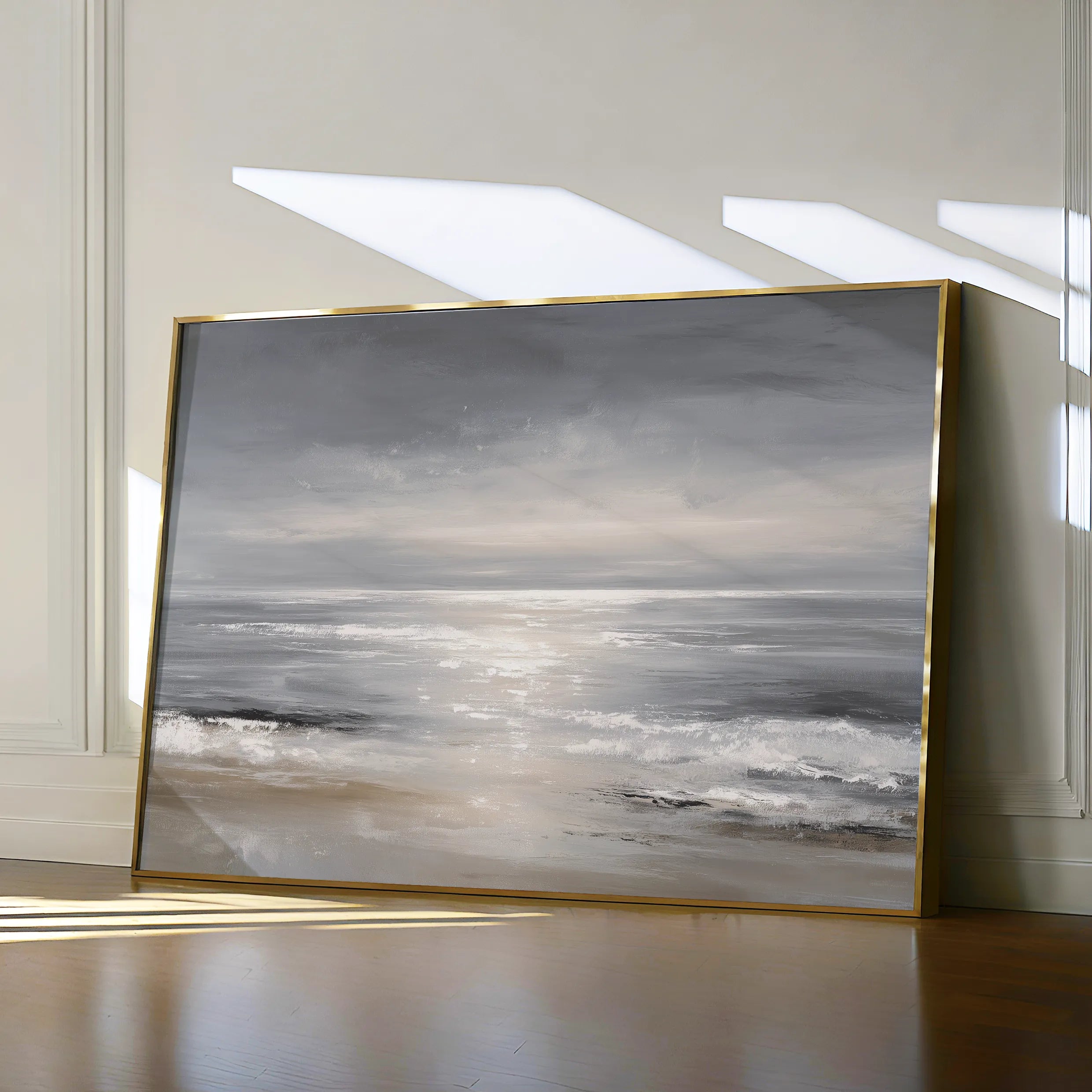 Abstract 1693 Canvas Art 18" x 24" / 45 x 60 cm / Black