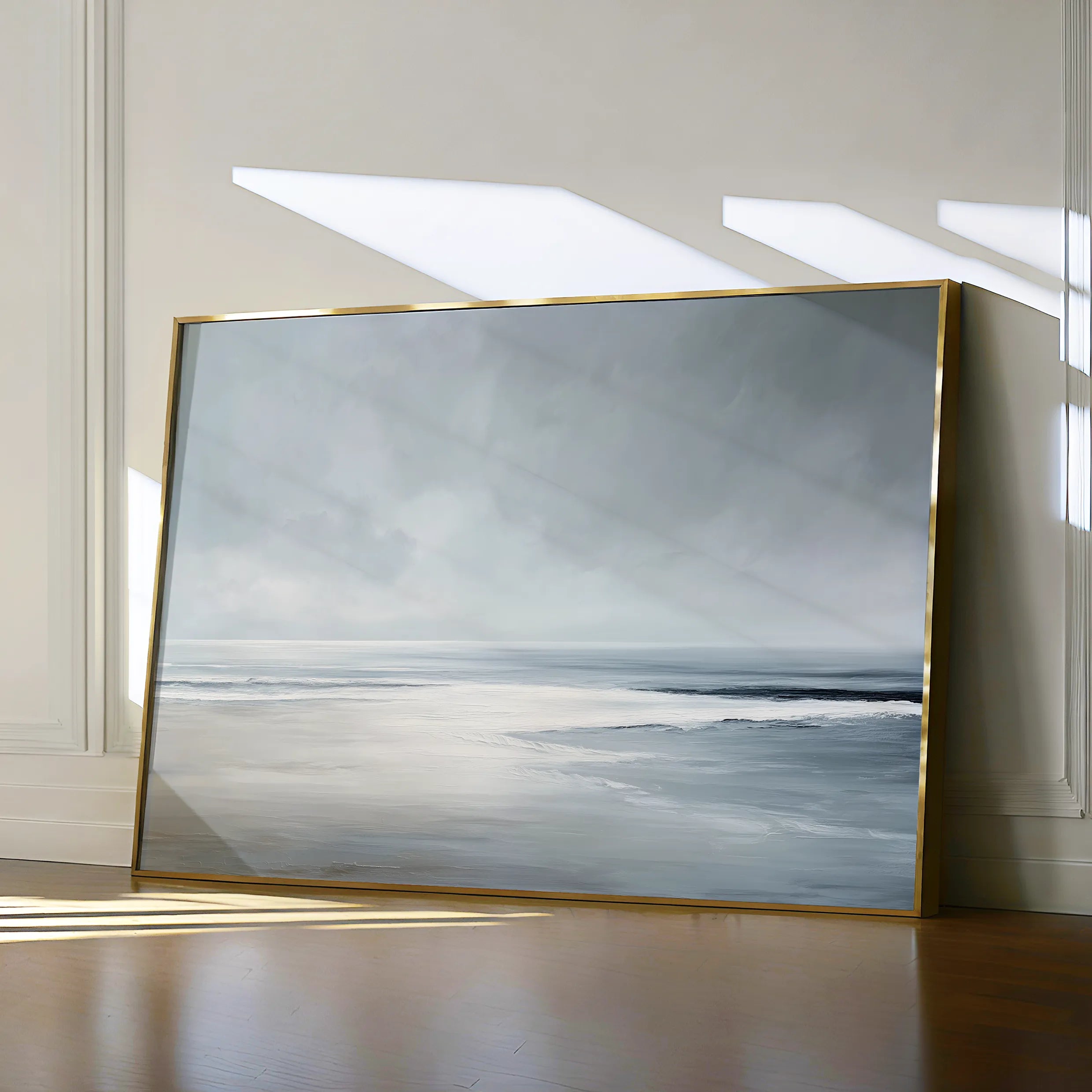 Abstract 1694 Canvas Art 18" x 24" / 45 x 60 cm / Black