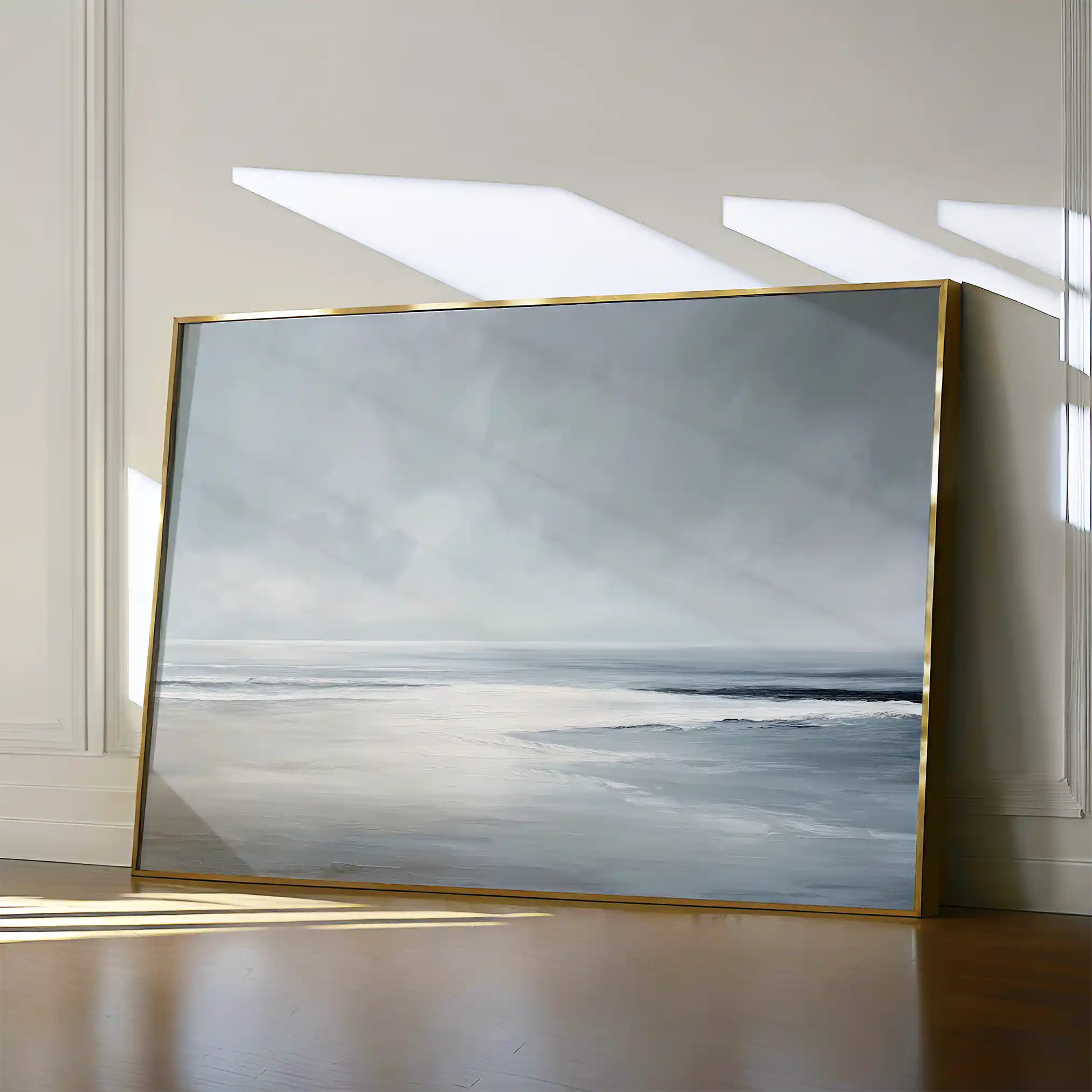 Abstract 1694 Canvas Art 60 x 40 cm / Black