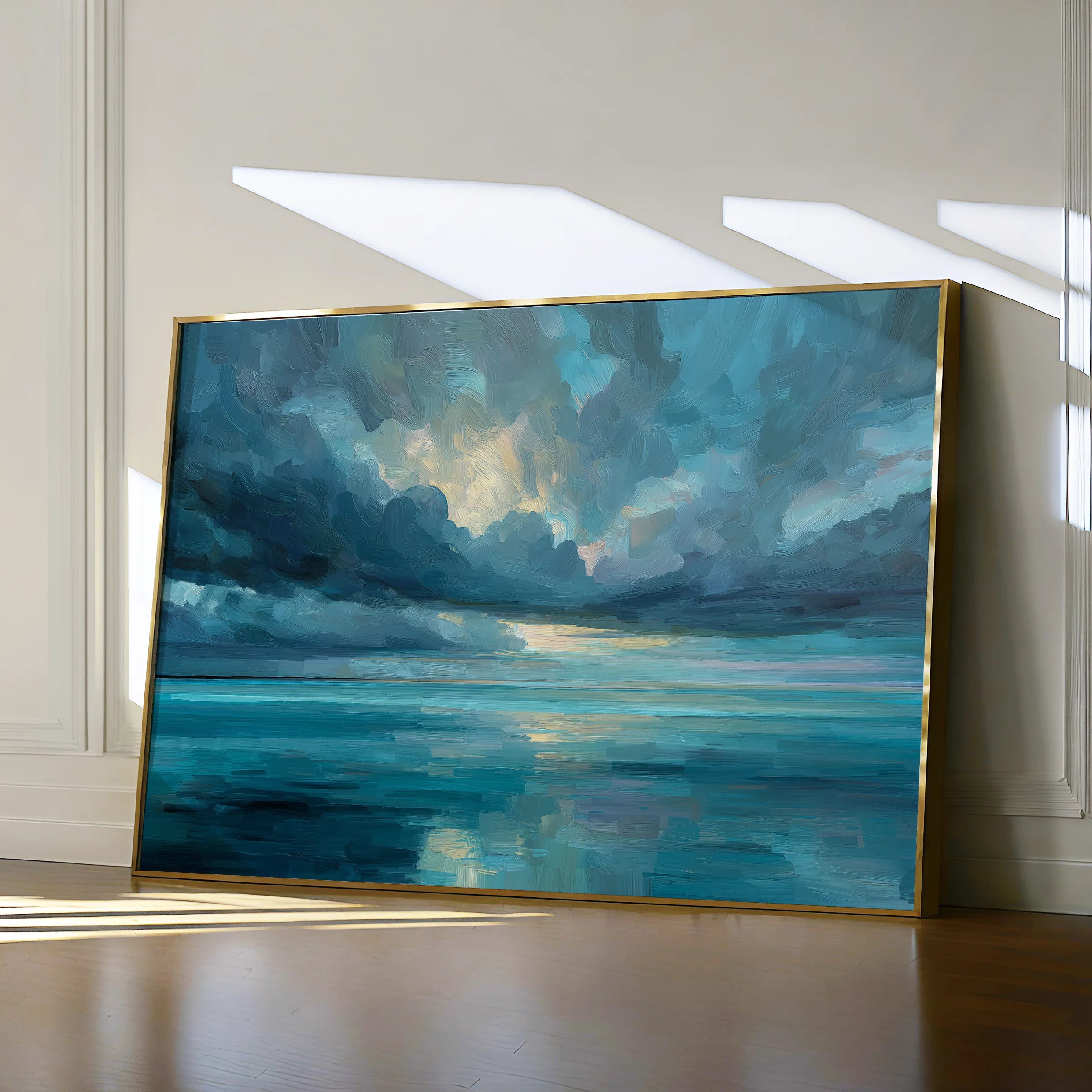 Abstract 1695 Canvas Art 18" x 24" / 45 x 60 cm / Black
