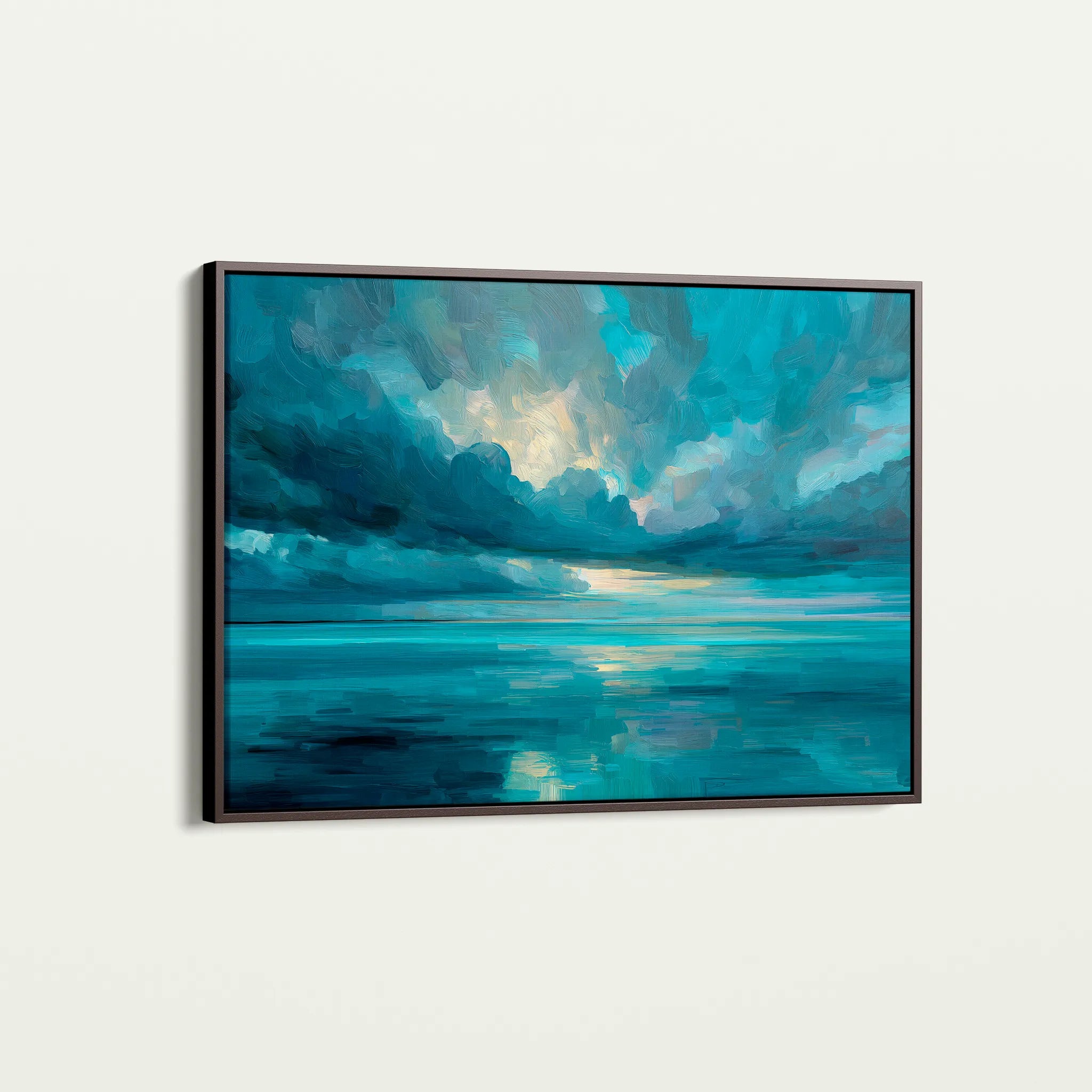 Abstract 1695 Canvas Art 18" x 24" / 45 x 60 cm / Black