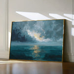 Abstract 1696 Canvas Art 18" x 24" / 45 x 60 cm / Black