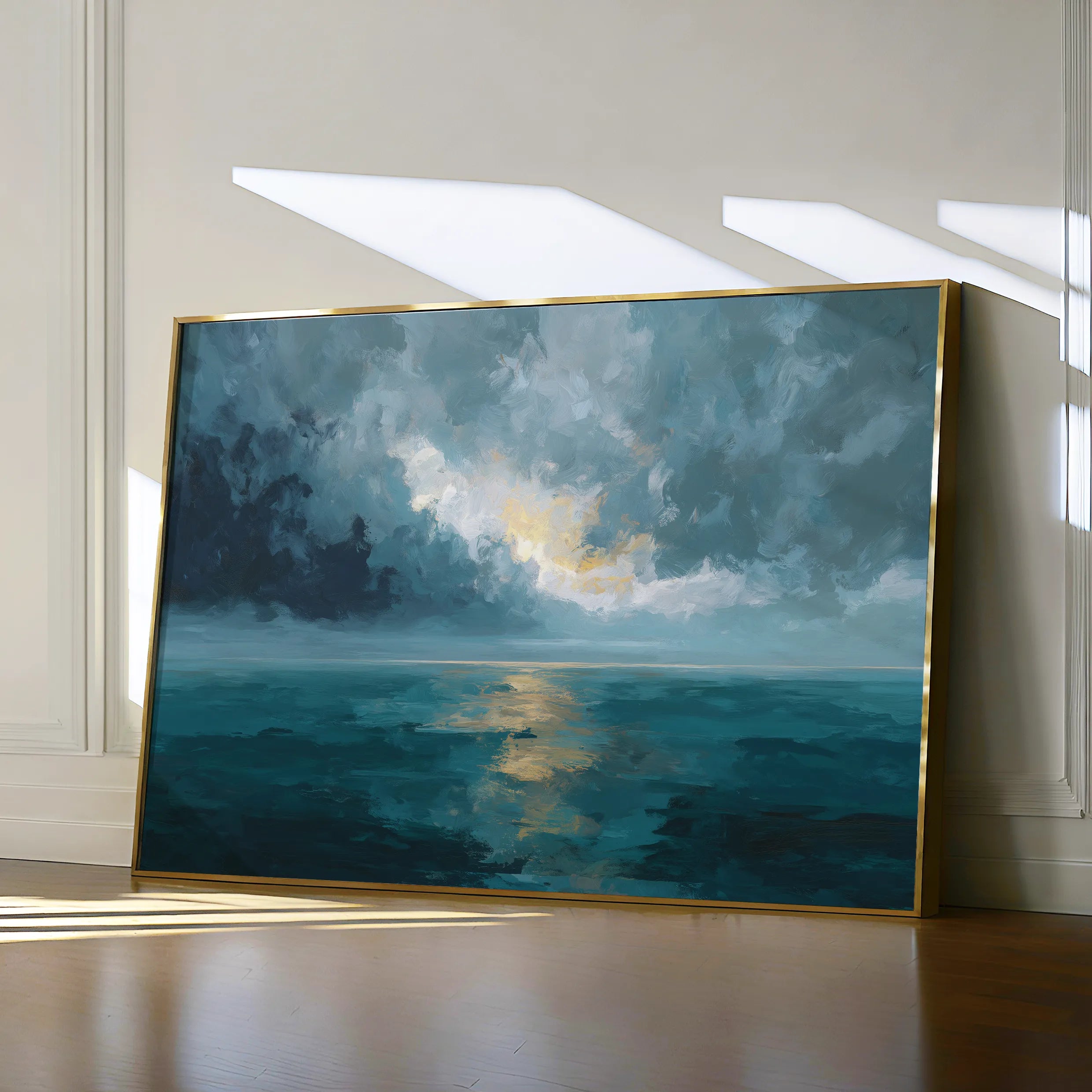 Abstract 1696 Canvas Art 18" x 24" / 45 x 60 cm / Black